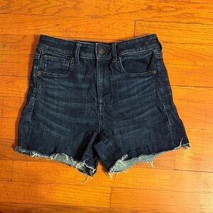 American Eagle Outfitters Dark Blue Jean Shorts